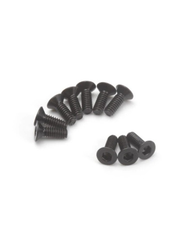 Flat Head Screw M2x6mm (Hex Socket/10pcs)