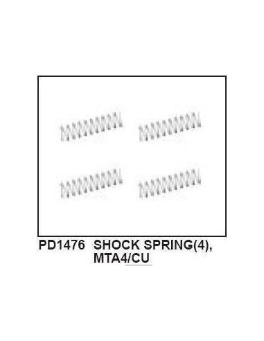 PD1476 SHOCK SPRING (4) MTA4 CU