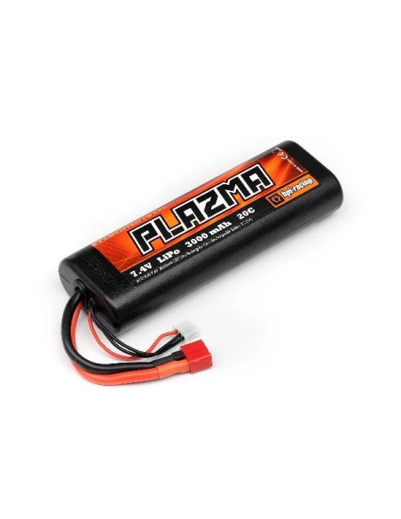 HPI PLAZMA 7.4V 3000MAH 20C LIPO Round Case Stick Pack..