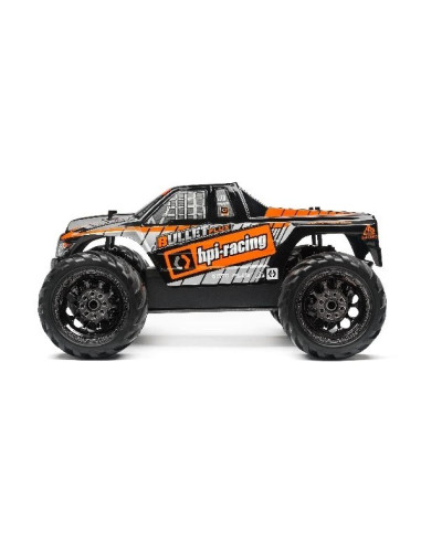 Bullet MT Clear body with Nitro-Flux (BLACK) Decal