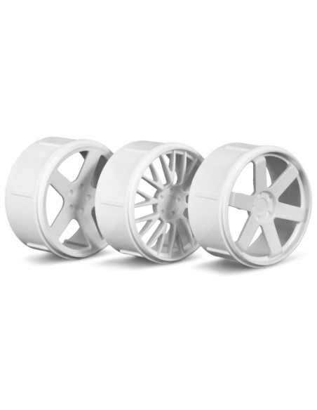 WHEEL SET (WHITE/MICRO RS4)