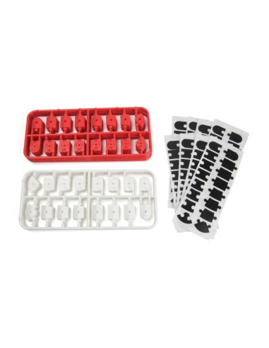 nanoTTR Curb Set  Red and White