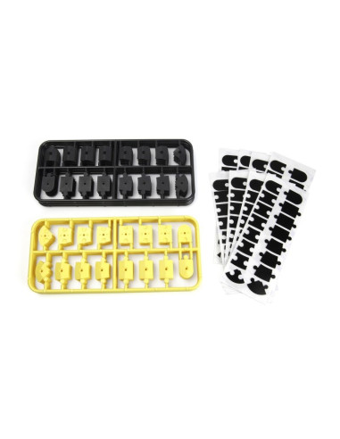 nanoTTR Curb Set  Black and Yellow