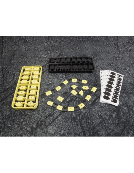 nanoTTR Curb Set  Black and Yellow
