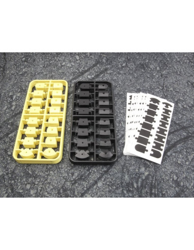 nanoTTR Curb Set  Black and Yellow