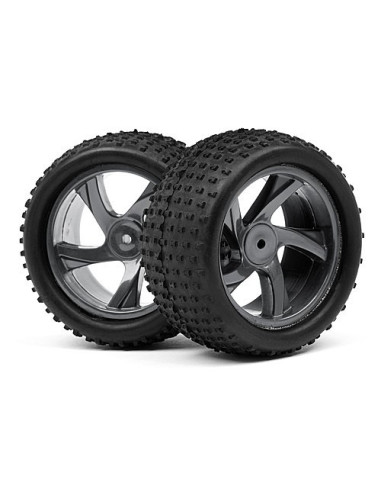 Truggy Wheel and Tyre Assembly 1/18 (Ion XT) (2)