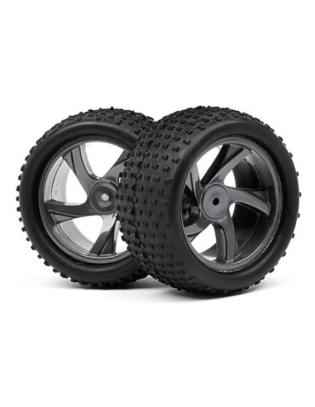 Truggy Wheel and Tyre Assembly 1/18 (Ion XT) (2)
