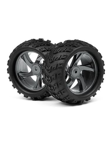 1/18 Monster Truck Wheel and Tyre Assembly (Ion...