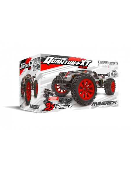 Quantum Plus XT Flux 3S 1/10 4WD Stadium Truck - Red