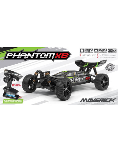 MAVERICK PHANTOM XB 1/10 RTR ELECTRIC BUGGY
