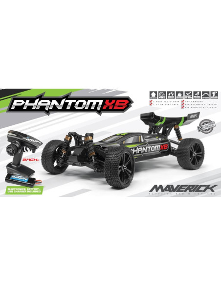 MAVERICK PHANTOM XB 1/10 RTR ELECTRIC BUGGY