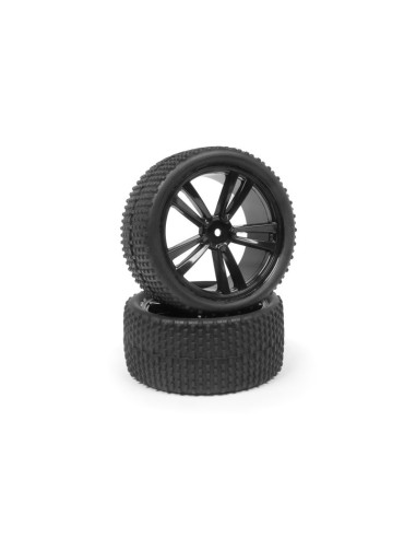 MOUNTED WHEEL AND TYRE SET