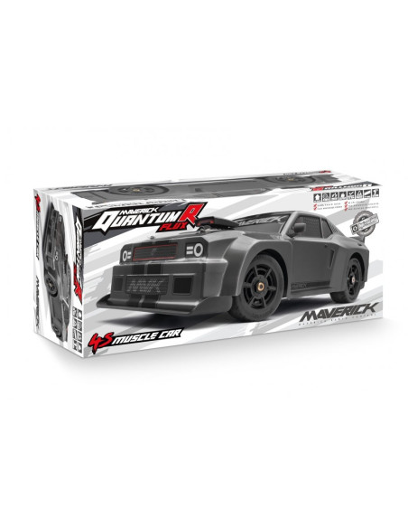 QuantumR Flux 4S 1/8 4WD Muscle Car - Grey