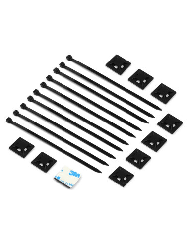 Cable Mount & Tie 10 pcs