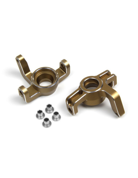 Aluminum Steering Spindle Set (Gold/Left/Right)