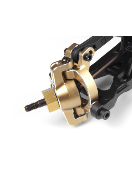 Aluminum Steering Spindle Set (Gold/Left/Right)