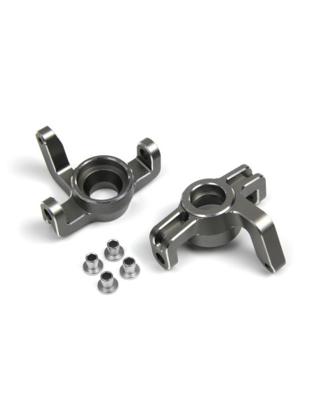 Aluminum Steering Spindle Set (Grey/Left/Right)