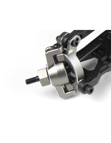 Aluminum Steering Spindle Set (Grey/Left/Right)