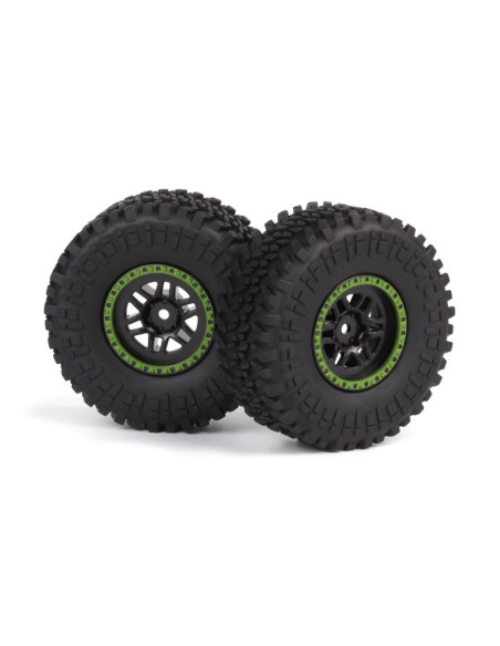 Assembled Wheel & Tyre (Green-2pcs)