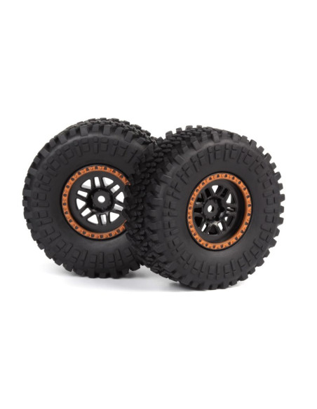 Assembled Wheel & Tyre (Orange-2pcs)