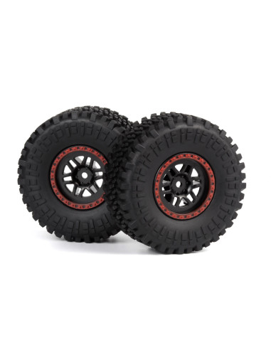 Assembled Wheel & Tyre (Red-2pcs)