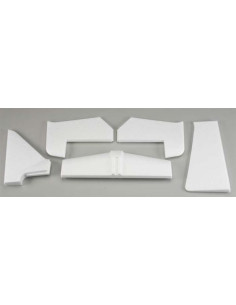 Cola del avión Acromaster...