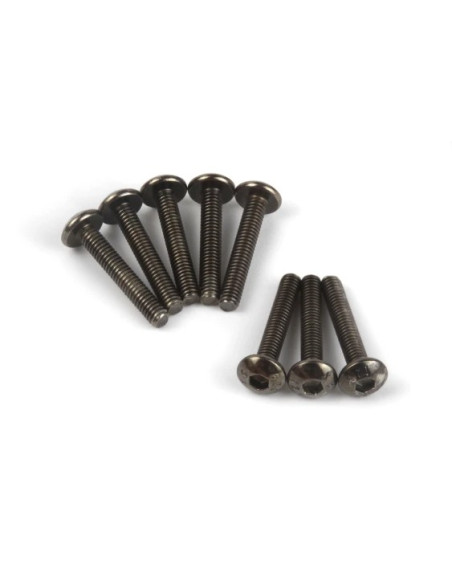 Button Head Screw M2.5x15mm (Hex/Socket/8pcs)
