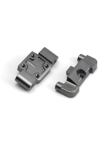 Aluminum Front Pivot Block Set (Grey)