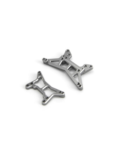 Aluminum Shock Tower Set (Front/Rear/Grey)