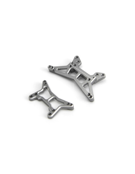 Aluminum Shock Tower Set (Front/Rear/Grey)