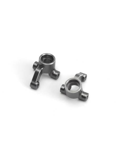 Aluminum Steering Spindle Set (Left/Right/Grey)