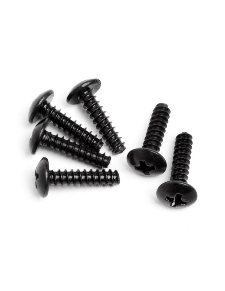 Round Head Screw M3x12mm (6Pcs)