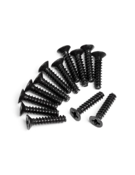 Countersunk Cross Head SelfTapping Screw M3x14mm (13Pcs)