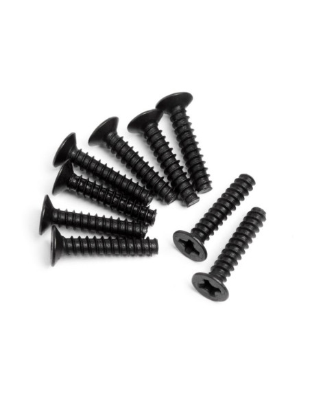 Countersunk Cross Head SelfTapping Screw M3x15mm (9Pcs)