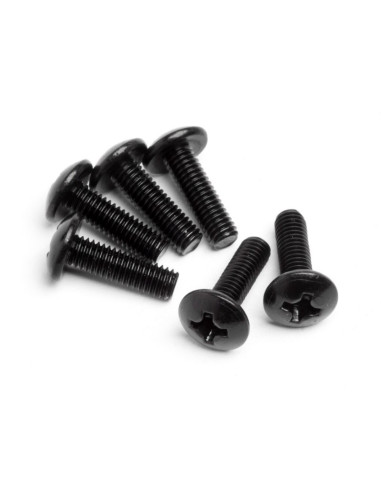 Round Head Screw M3x10mm (6Pcs)
