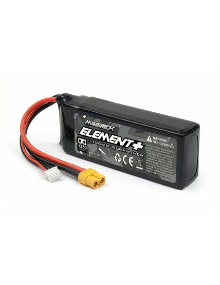 Element 11.1V 2200mAh 50C LiPo Battery (XT60)