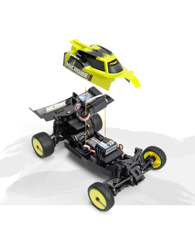 Maverick RC Microbe Flux 1-24th Buggy - Yellow
