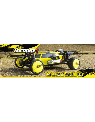 Maverick RC Microbe Flux 1-24th Buggy - Yellow