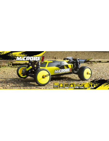 Maverick RC Microbe Flux 1-24th Buggy - Yellow