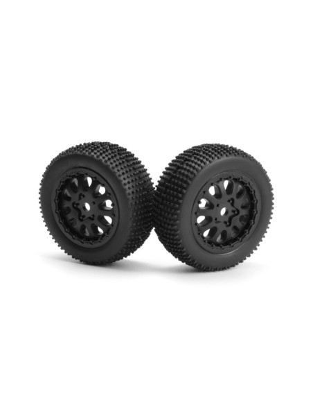 Sidepin SC Wheel-Tyre Set (Black-Front-Rear)
