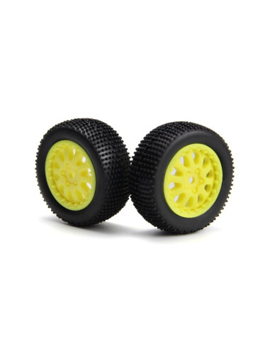 Sidepin SC Wheel-Tyre Set (Yellow-Front-Rear)