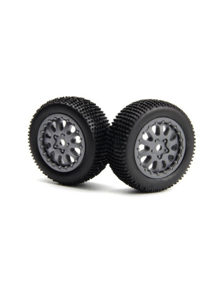 Sidepin SC Wheel-Tyre Set (Grey-Front-Rear)