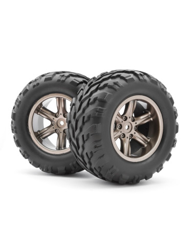 Assembled Wheel/Tire Dark Grey