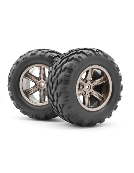 Assembled Wheel/Tire Dark Grey