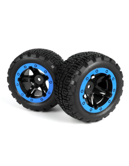 Slyder ST Wheels/Tires Assembled (Black/Blue)
