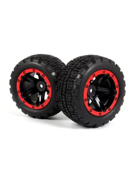 Slyder ST Wheels/Tires Assembled (Black/Red)
