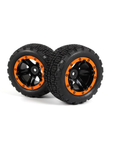 Slyder ST Wheels/Tires Assembled (Black/Orange)
