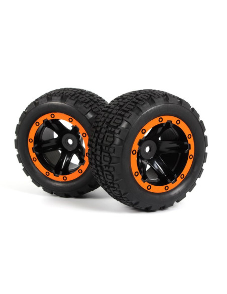 Slyder ST Wheels/Tires Assembled (Black/Orange)