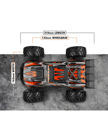 BLACKZON Spryte ST 1-20 4WD Electric Stadium Truck - Orange
