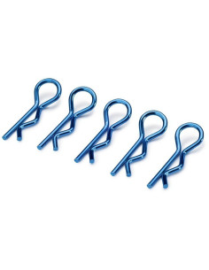 Body Clips small/blue (10 pcs)